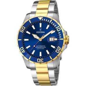 Festina Sport Automatik Diver Bicolor / Blau