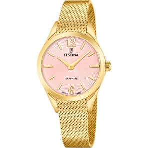 Festina Swiss Grace Gold / Light pink 32mm