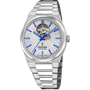 Festina Swiss Rivé Open Heart 40 Silver 