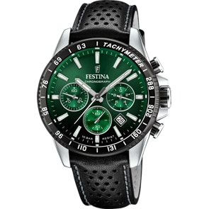 Festina Timeless Chrono Schwarz / Grün