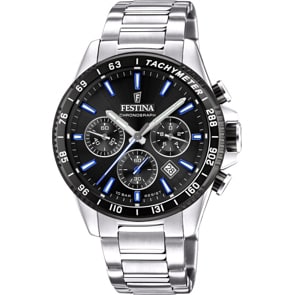 Festina Timeless Chrono Argenté / Noir
