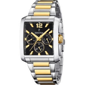 Festina Timeless Chronograph 38 Bicolor / Schwarz