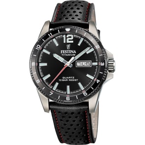 Festina Titanium Leder Day Date 43mm