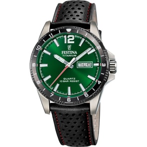 Festina Titanium Cuir Day Date 43mm