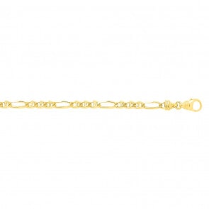 Figaro Stäbchenpanzerkette 750/18 K Gelbgold 4.5mm