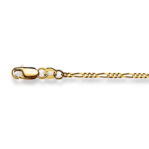 Figaroarmband 750/18 K Gelbgold 1.8mm