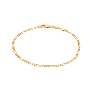 Figaroarmband 750/18 K Gelbgold 2.3mm