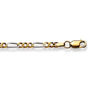 Figarokette 750/18 K Bicolor 2.9mm