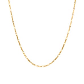 Figaro Chain 750/18 K Yellow Gold 1,8mm