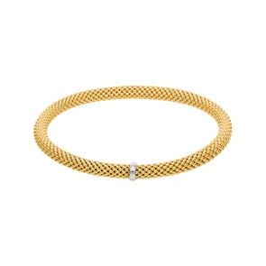 Flex-Armband 750/18 K Gelbgold