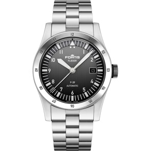 Fortis Flieger F-39 Automatique Black