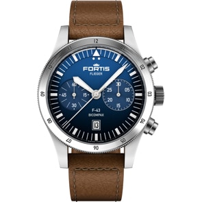 Fortis Flieger F-43 Bicompax Liberty Blue