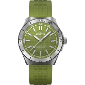 Fortis Marinemaster M-40 Woodpecker Green Horizon Strap