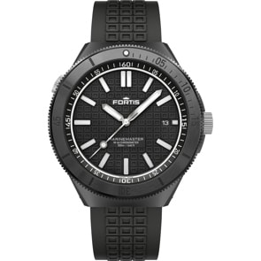 Fortis Marinemaster M-44 DLC Gravity Black Horizon Strap