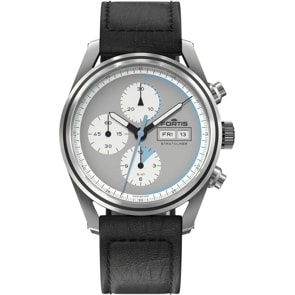 Fortis Stratoliner S-41 Cool Gray Aviator Strap