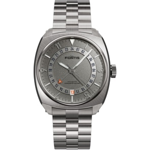 Fortis Vagabond V-40 GMT Stormy Gray