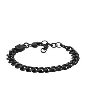 Fossil Armband Bold Chains Schwarz