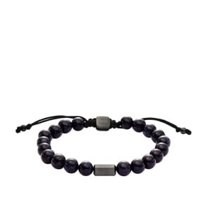 Fossil Armband Galaxy Beads Blau / Schwarz