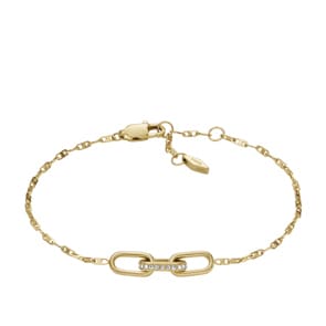 Fossil Armband Heritage D-Link Gold