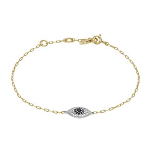 Fossil Bracelet Sterling Silver Evil Eye