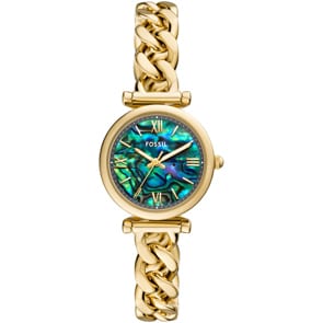 Fossil Carlie Mini Goldig / Multicolor