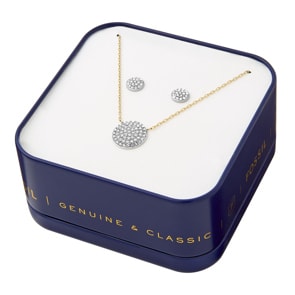 Fossil Damen Schmuckset Glitz Disc