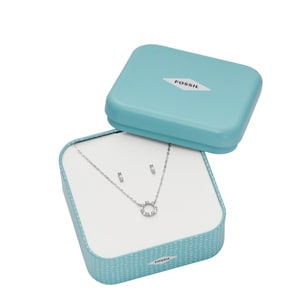 Fossil Ensemble de Bijoux Sterling Silver Tiny Pearls