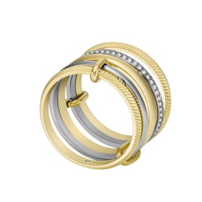 Fossil Damenring All Stacked Up