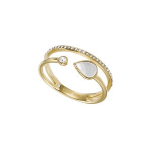 Fossil Damenring MOP Teardrop