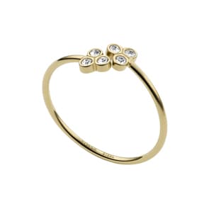 Fossil Damenring Trio Glitz