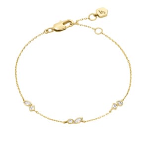 Fossil Ellis Armband Toi Et Moi Gold