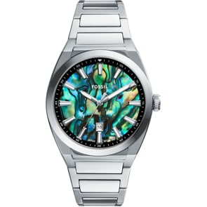 Fossil Everett Silbrig / Multicolor
