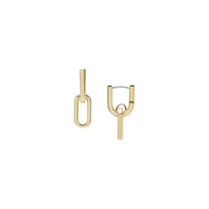 Fossil Hängeohrringe Heritage D-Link Goldig