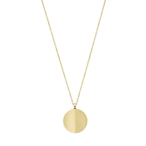 Fossil Halskette Harlow Linear Texture Goldig