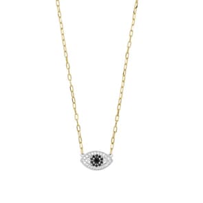 Fossil Halskette Sterling Silver Evil Eye