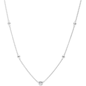 Fossil Halskette Sterling Silver Glitz