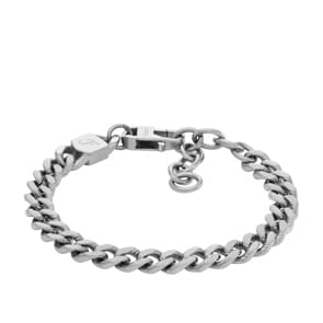Fossil Harlow Armband Linear Texture Chain