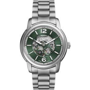 Fossil Heritage Automatic Silbrig / Grün
