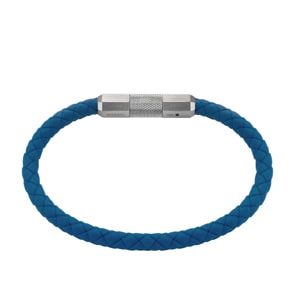 Fossil Knox Bracelet en silicone Knurled Texture Bleu  