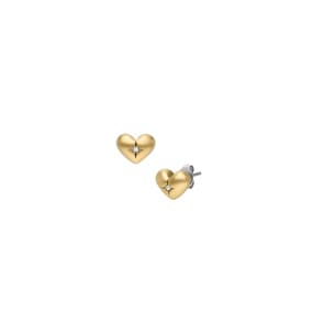 Fossil stud earrings Sadie All My Love Heart Gold