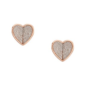Fossil Clous d'oreilles Sadie Flutter Hearts