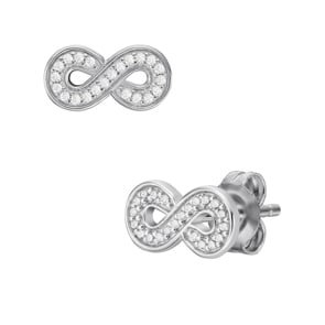 Fossil Stud earrings Sterling Infinity