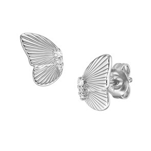 Fossil Ohrstecker Sterling Butterflies