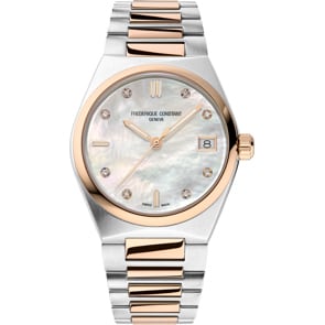 Frederique Constant Highlife Quartz Ladies Diamonds Bicolore