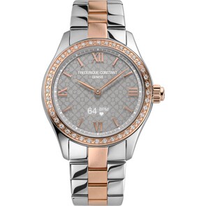 Frédérique Constant Vitality Smartwatch Ladies Diamonds Bicolore