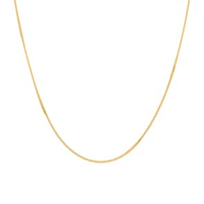 Collier queue de renard or jaune 750/18 ct 0,7mm