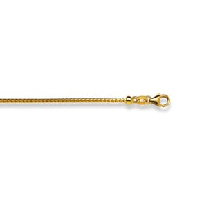 Foxtail Chain 750/18 K Yellow Gold 1,5mm