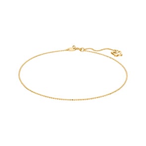 Fusskette 750/18 K Gelbgold, Schmetterling