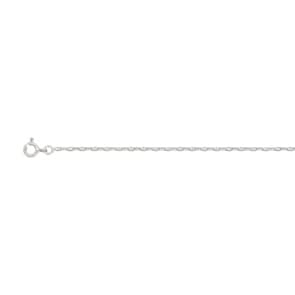 Fusskette Schiffsanker 925 Silber rhodiniert 26cm