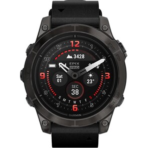 Garmin Epix 2 Pro Sapphire Cuir noir